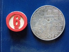 LOT n°6 piece argent 100