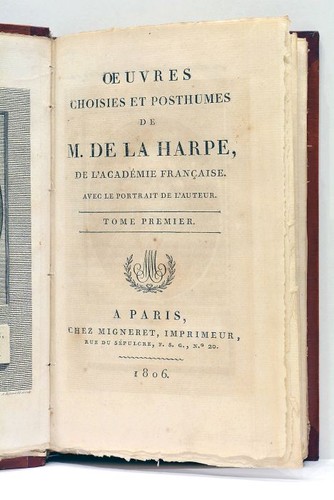 Livre ancien harpe oeuvres - harpe,