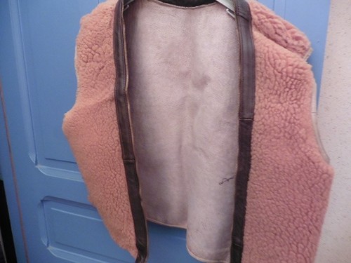 Ancien gilet mouton pour veste - ancien,