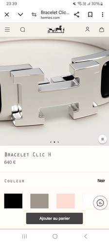 Bracelet hermes clic - hermes,