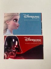 lot 2 pass ticket elsa et dark vador déjà utiliser disneyland paris spectacle