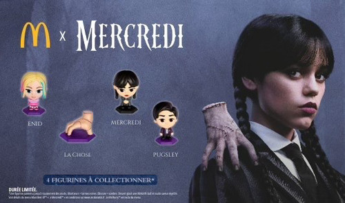 Figurines mercredi mcdonald - figurines,
