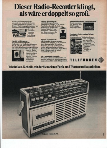 Telefunken bajazzo compact 201 - bajazzo,