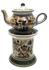 Ancienne VEILLEUSE tisanière