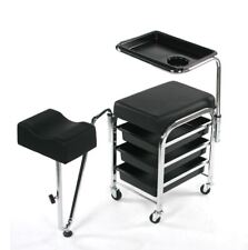 Pédicure Chaise Blanc Beauté Salon Tabouret Avec Tiroirs Manucure Table Station