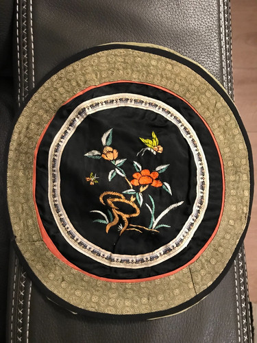 Napperon broderie soie - broderie,