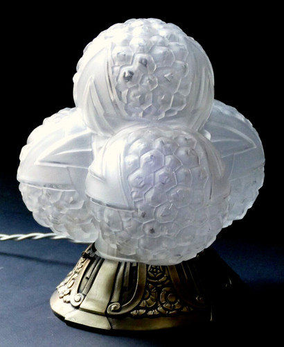 Lampe art déco globe - lampe,