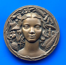 #13124# Médaille en bronze "Société Botanique de France/ Georges Guiraud