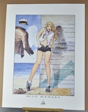 MILO MANARA grand poster Le Parfum de l'Invisible 60x80cm 2001