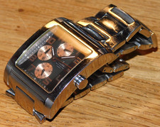 MONTRE PAS TESTEE vendue dans l'état FESTINA F16234 5 ATM bracelet chrome QUARTZ