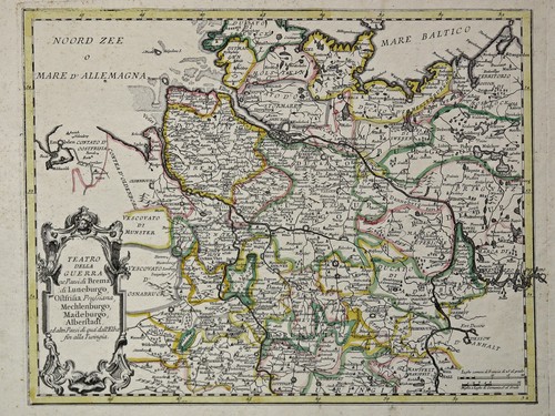 Basse saxe original gravure - basse-saxe,