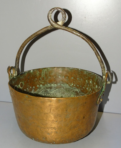 Ancien chaudron cuivre - -ancien,
