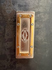 Pince a billets en argent de