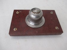 ANCIEN ENCRIER SUR SOCLE MARBRE GRILLOTE.