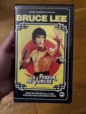 Bruce Lee - Rare K7 VHS La fureur de vaincre -  1ere Edition 1981 René Château