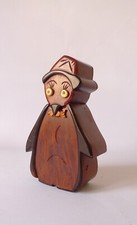 PINGOUIN PORTE BIJOUX EN BOIS