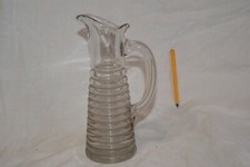 PICHET NORMAND OU CARAFE A CIDRE EN VERRE 19 EME