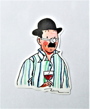 vianille - Sticker  Autocollant Dupont Tintin - 7,5 x 5,5 cm