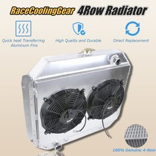 4 Row Radiator&Shroud Fan For