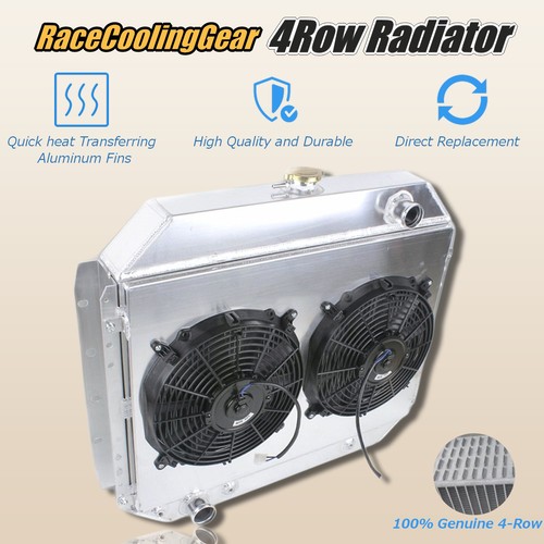Row radiator shroud - 4, fan