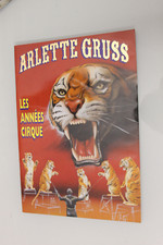 Programme Cirque  Gruss Arlette les années cirque