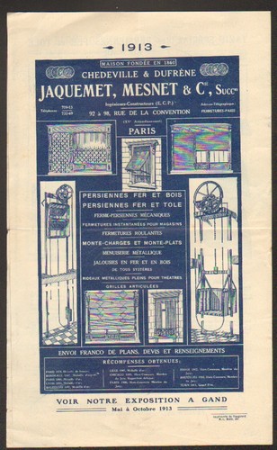 Paris usine de - (xv°),
