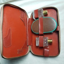 Ancienne Trousse De Toilette Necessaire Voyage Vintage 