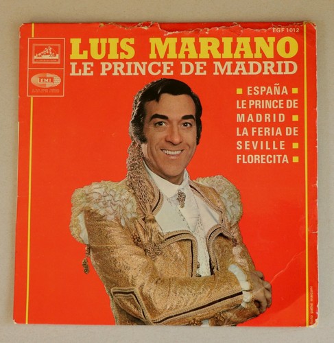 Luis mariano disque vinyl - luis,