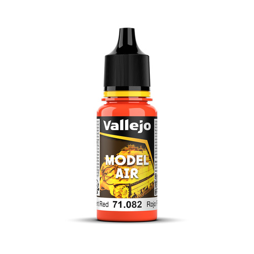 Rouge fluorescent 18ml vallejo - fluorescent,