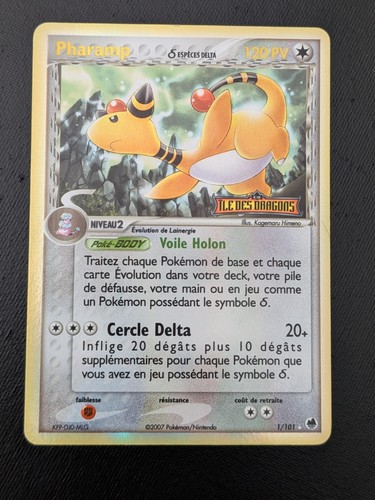 Carte pokémon pharamp holo - carte,