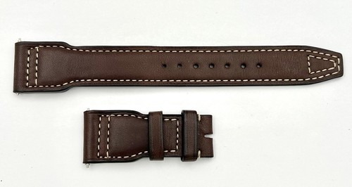 Iwc bracelet cuir marron - cuir,