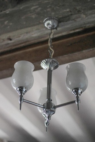 Suspension opaline vintage - suspension,