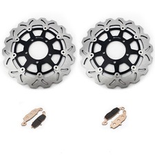 Pour Kawasaki ER-6F ER-6N Disques de Frein Avant et Plaquettes EX 650 2006-2016