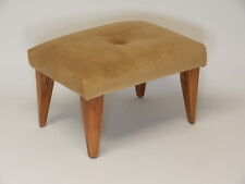 Tufted Suede Art Deco Foot