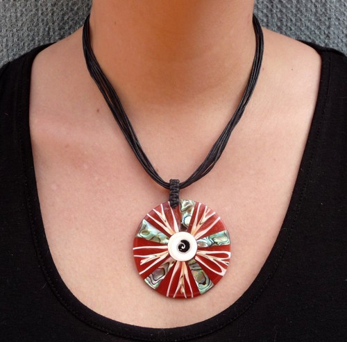Collier ethnique nacre - ethnique,