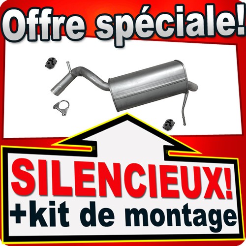 Silencieux arriere pour - silencieux,