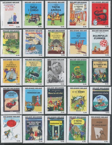 Belgique 2007 tintin - belgique**2007, 25