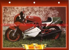 DUCATI 750 F1 1987 : Fiche