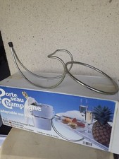 Porte  seau à champagne en inox  dans sa boite d'origine
