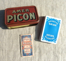OBJETS PUBLICITAIRES  DE BISTRO, DE BAR - AMER PICON - ANISETTE GRAS
