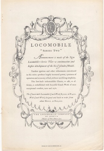 Locomobile series two six - locomobile,