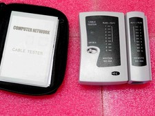 computer network cable tester NS-468 ~ test les câbles RJ45 , RJ11 , RJ12 (K7A)