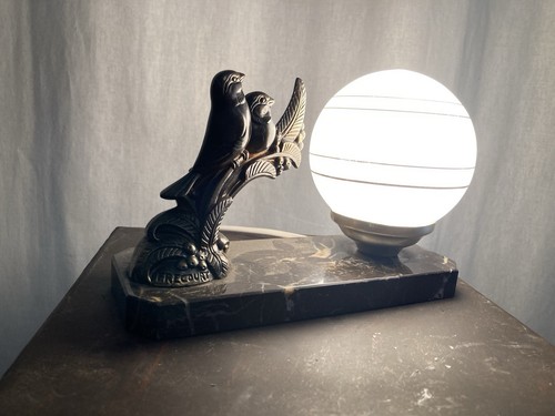 Frecourt signée lampe - frecourt, de