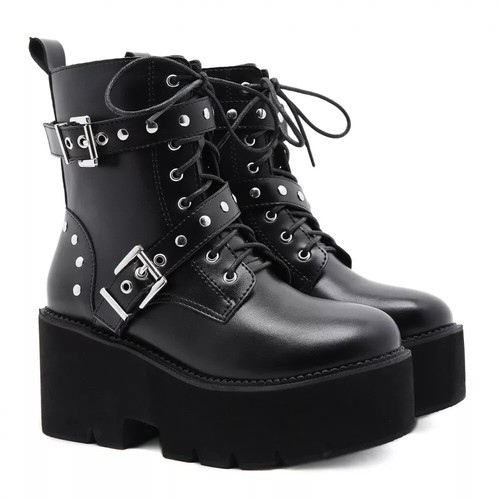 Bottines rangers femme - bottines,