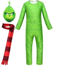 Masque tête complète Grinch monstre fête de Noël Noël Royaume-Uni