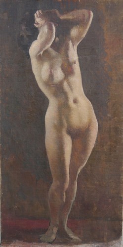 Grand tableau femme - grand, de