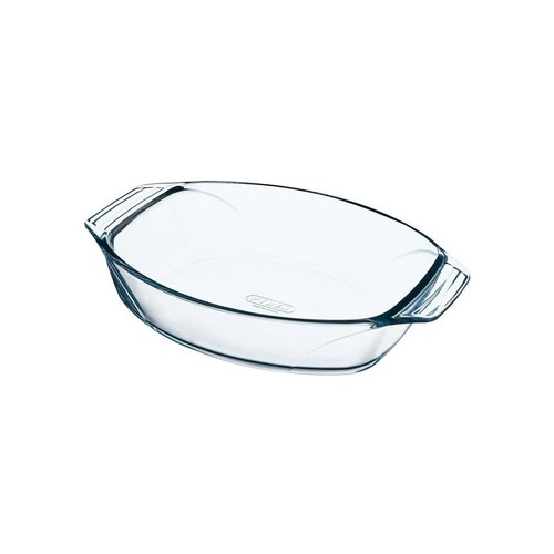 Plat four ovale pyrex - a,