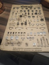 Ancien présentoir sachets carrosserie garage