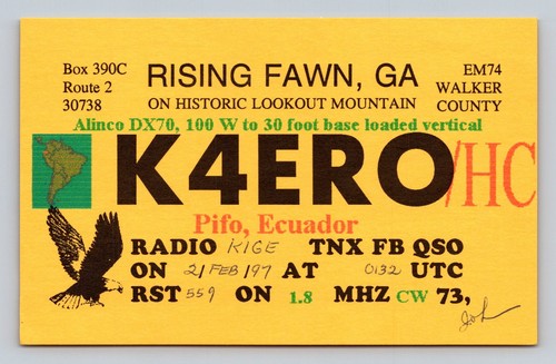 Ham radio qsl - qsl, pifo