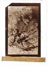 Photographie d’une gravure c1860 Plaque de verre NEGATIVE au Collodion P30n21n33